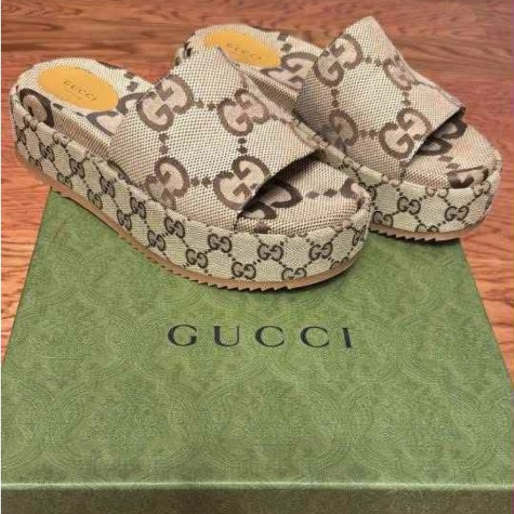 Gucci Platform Slide Sandal